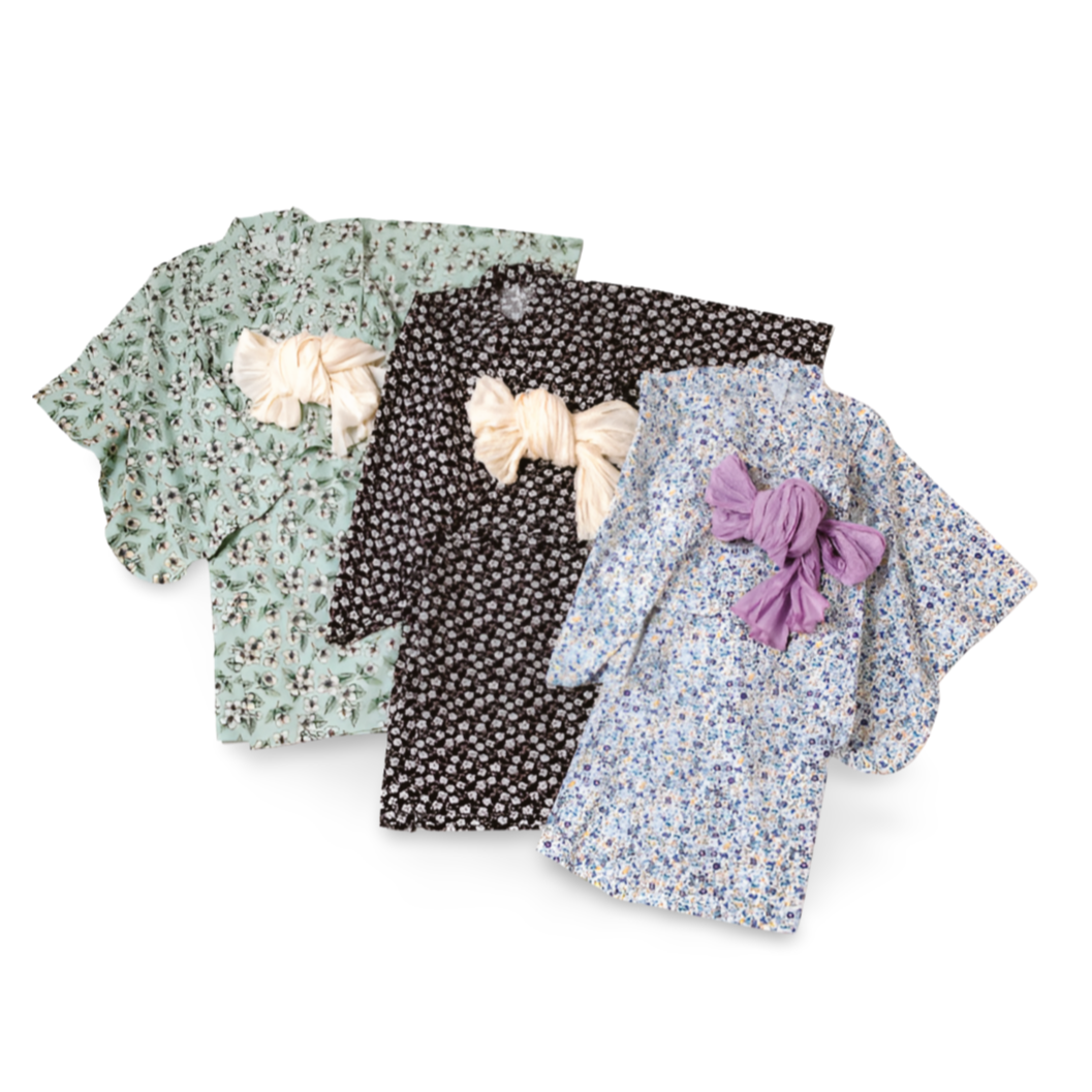 2-Way Yukata Dress Set for Girls