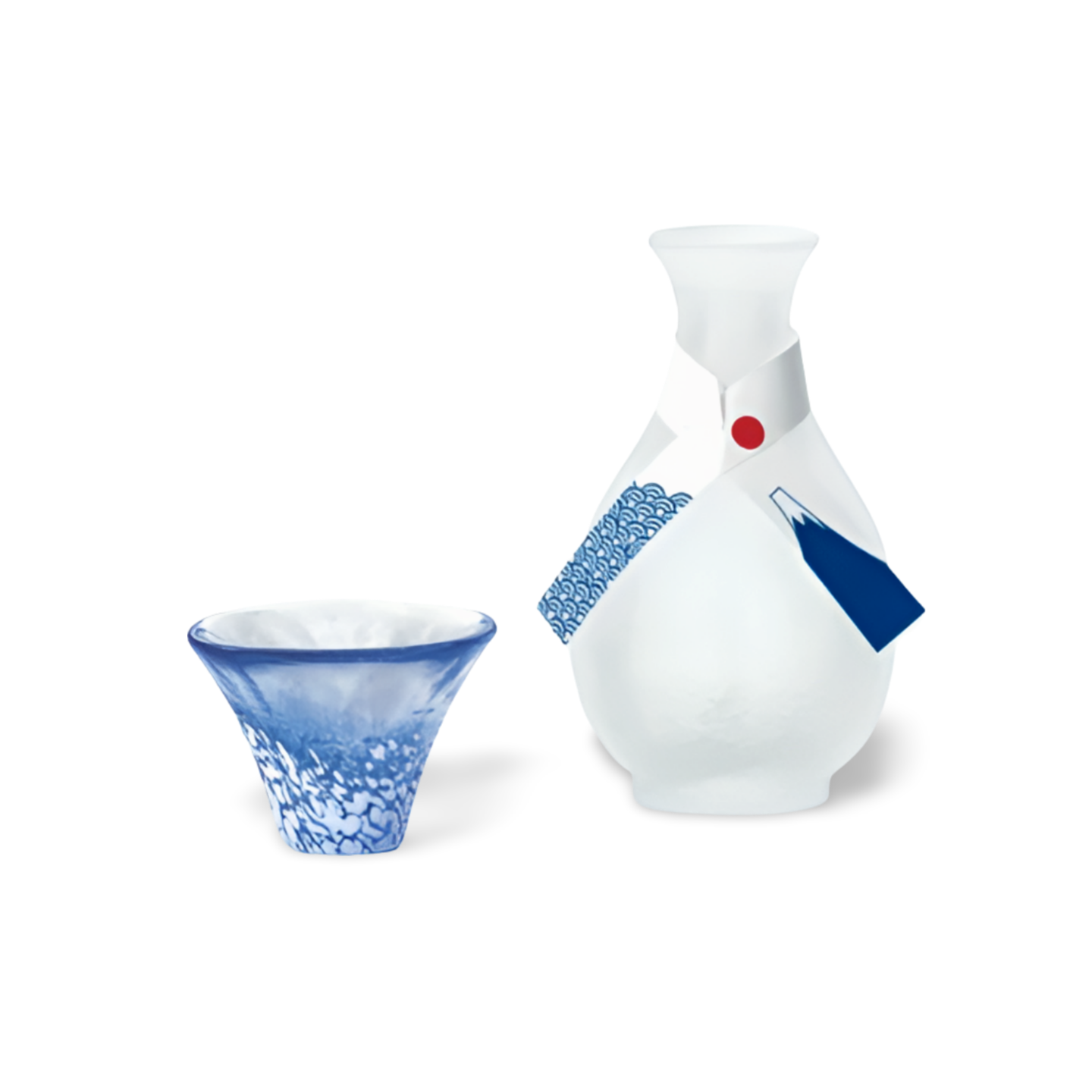 Shōfuku-hai Fuji Sake Set