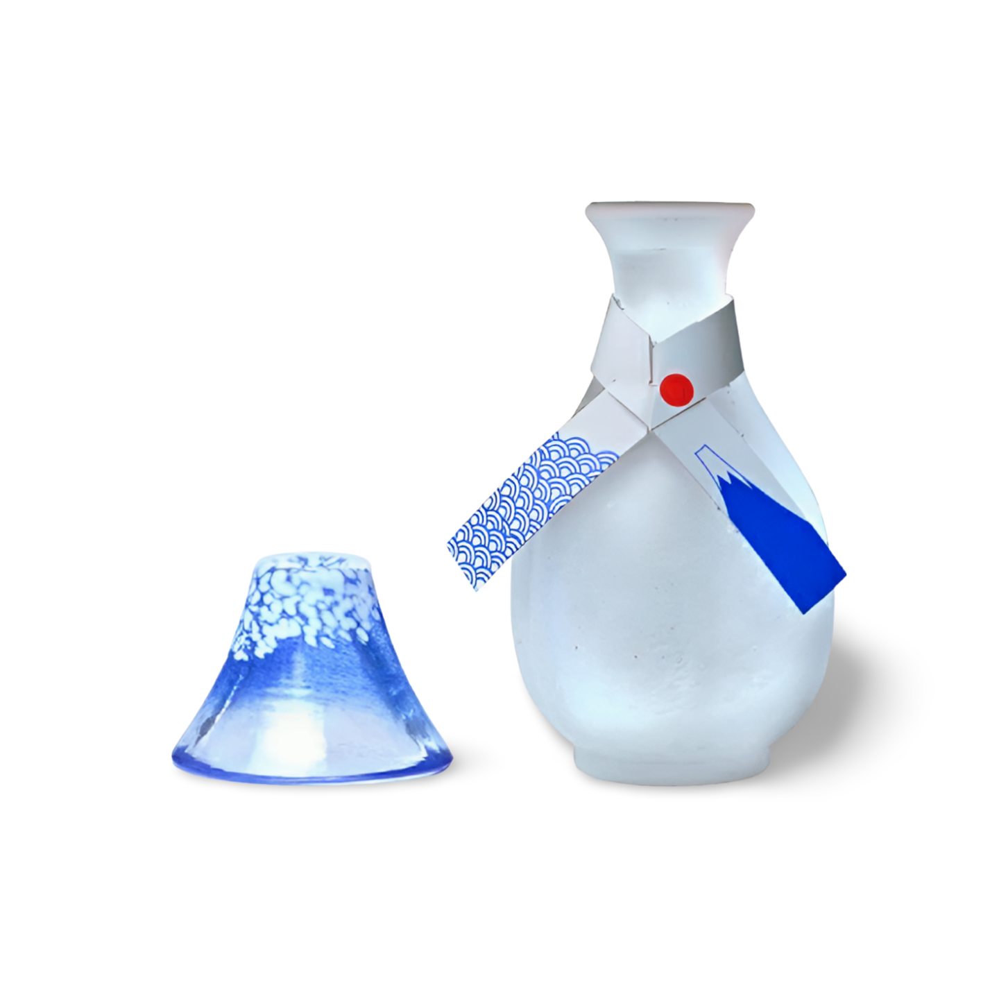 Shōfuku-hai Fuji Sake Set