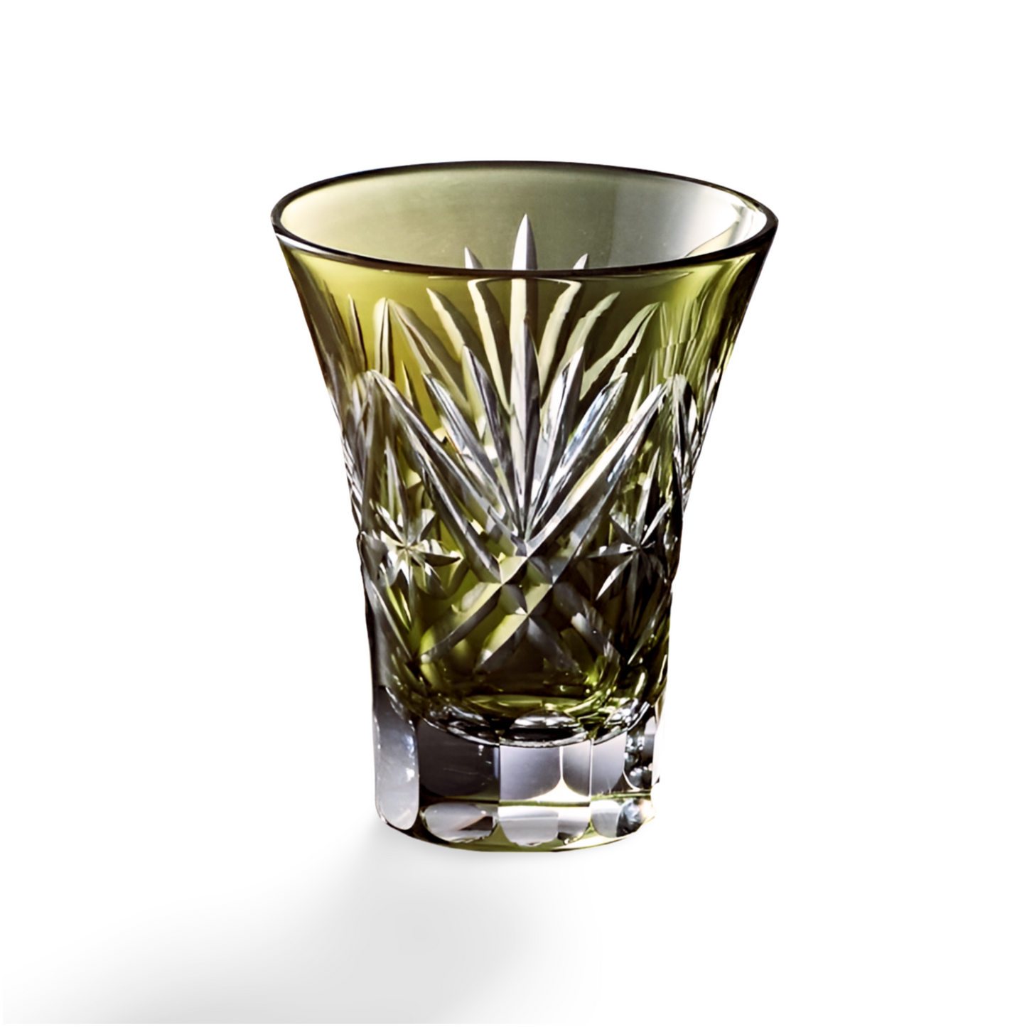 Handmade Kiriko Guinomi Sake Cup Glass Sakazuki Cold Sake Sake Edo Kiriko