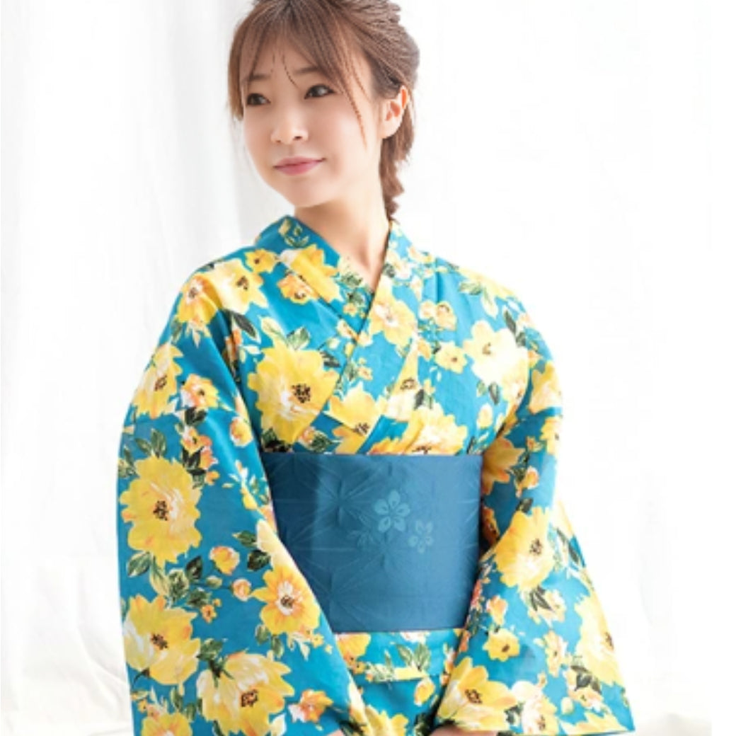 Yukata Set – Japanese Summer Kimono with Obi