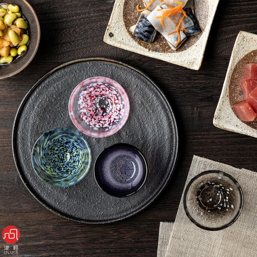 Tsugaru Vidro Sake Cup – “Aomori no Sakana: Red Sea Bream” 85ml