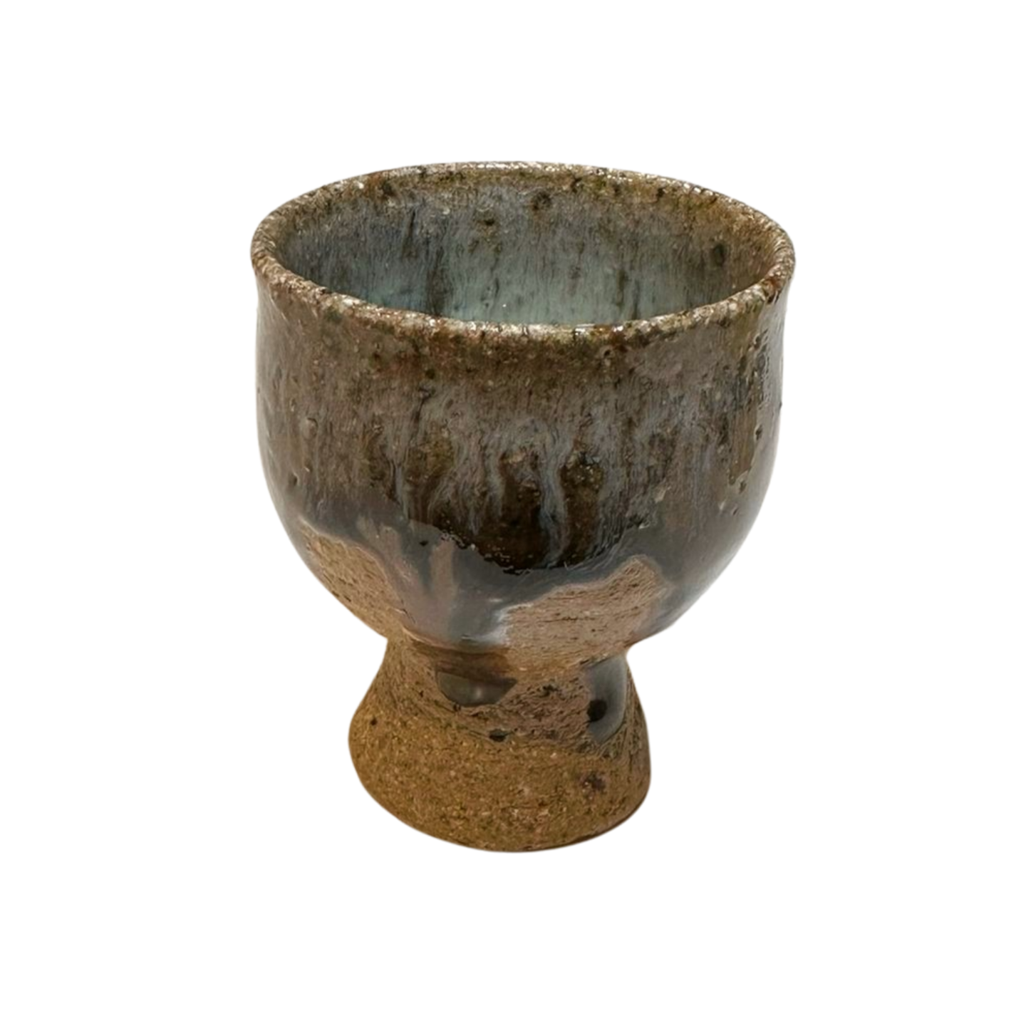 Sake Goblet made with Yamadanishiki Cup vessels Tojo Akizu Pottery Hyogo Japan Porcelain Handmade stem
