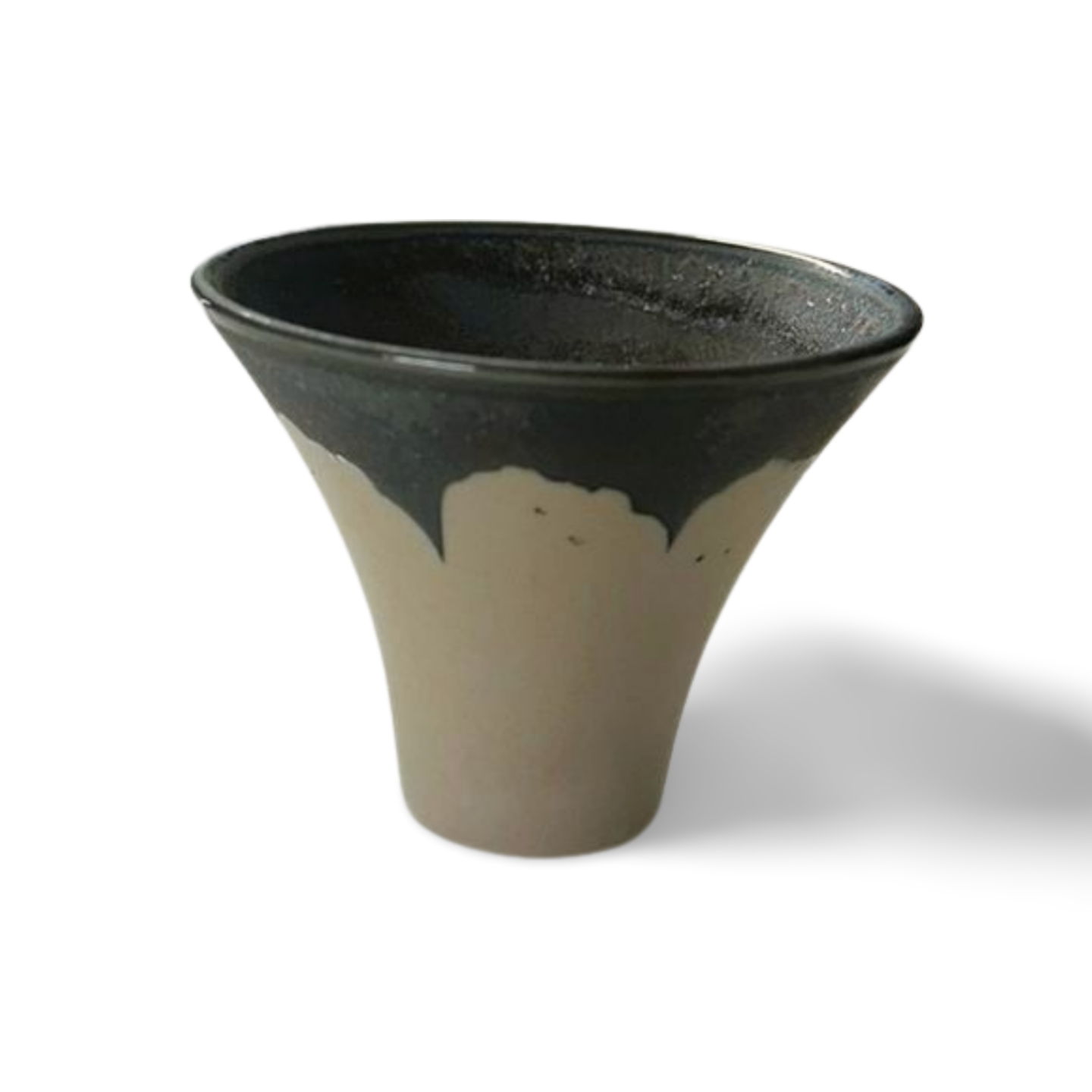 Mount Fuji Design Minoyaki Sakazuki Sake Ware Sake Cup Japanese Porcelain Guinomi Sake Cup