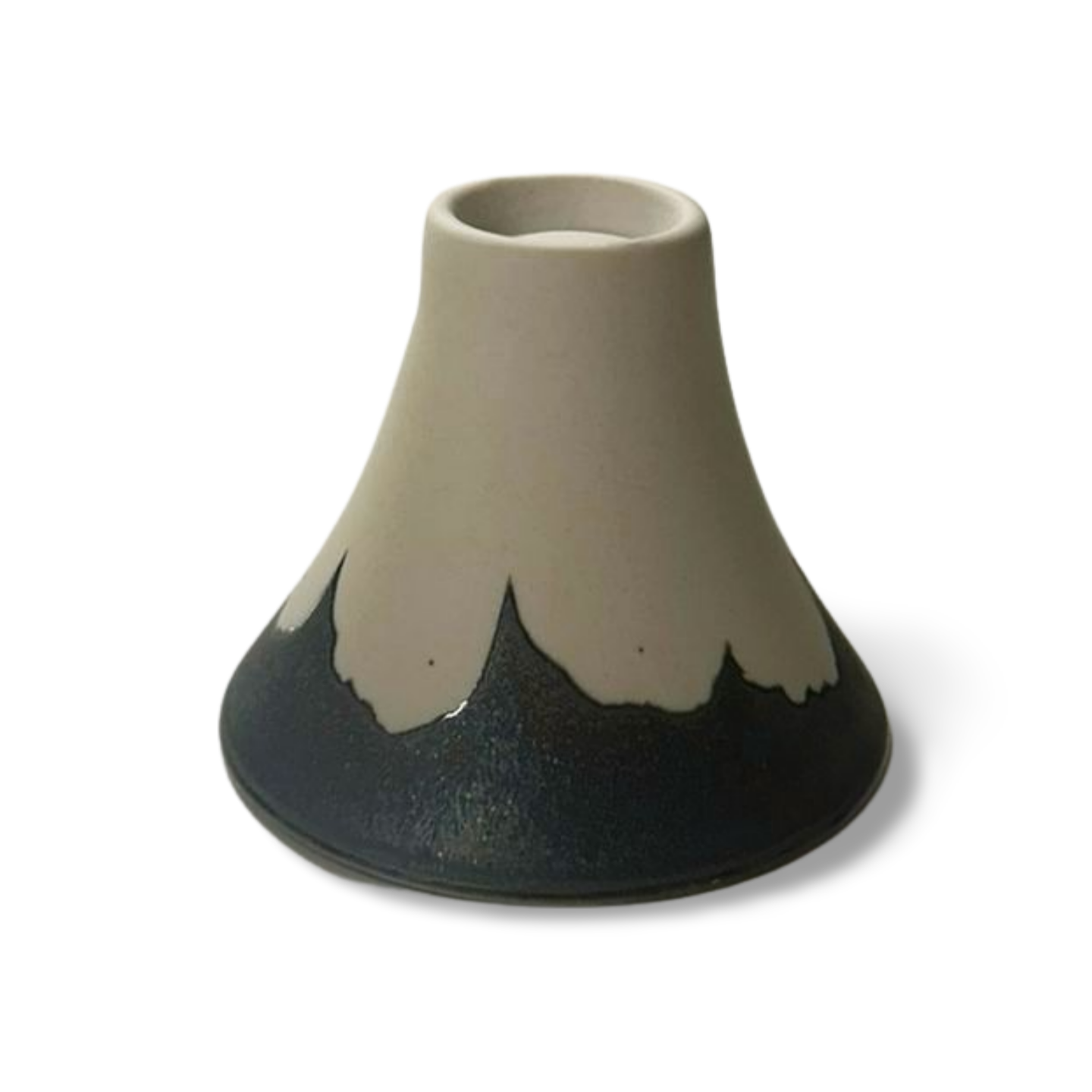 Mount Fuji Design Minoyaki Sakazuki Sake Ware Sake Cup Japanese Porcelain Guinomi Sake Cup