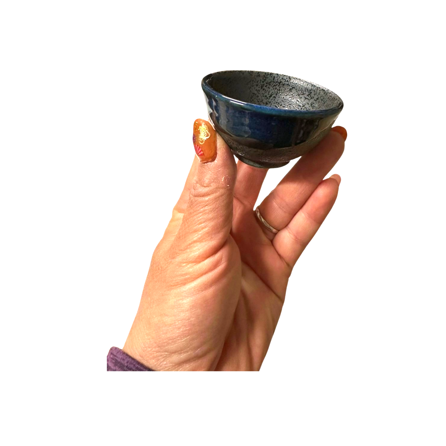 Sumibuki sakazuki Japanese Porcelain Ochoko Guinomi Sake Cup