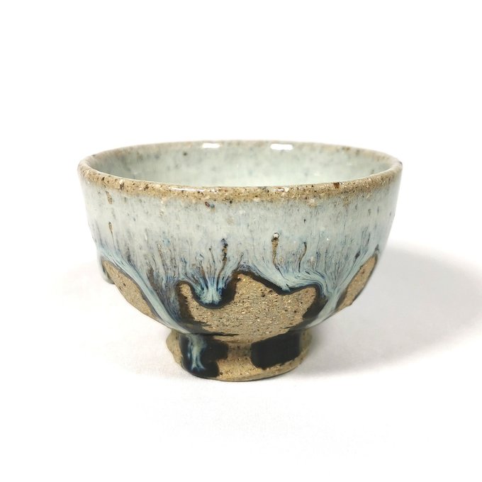 Sake Cup made with Yamadanishiki Large vessels Tojo Akizu Pottery Hyogo Japan Porcelain Handmade