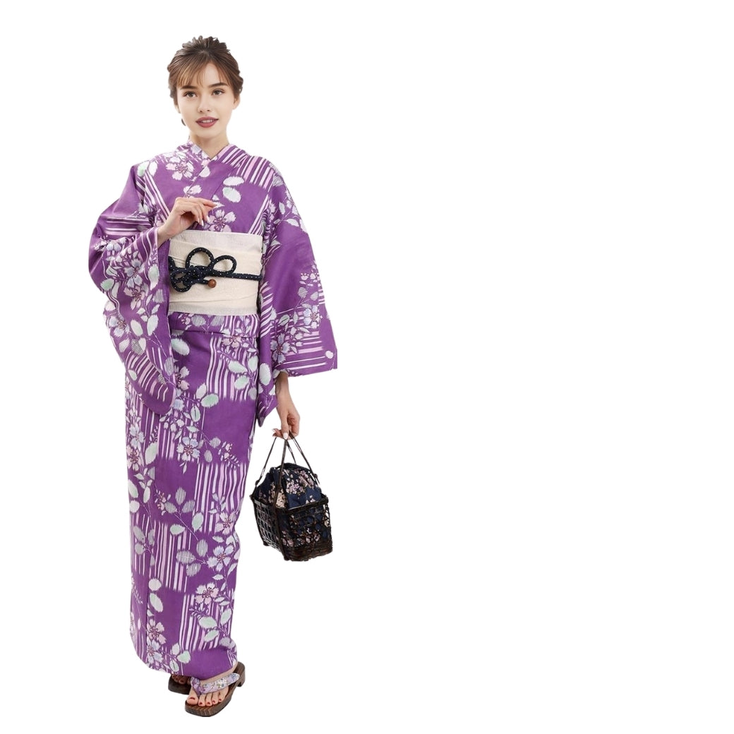 Yukata Set – Japanese Summer Kimono with Obi