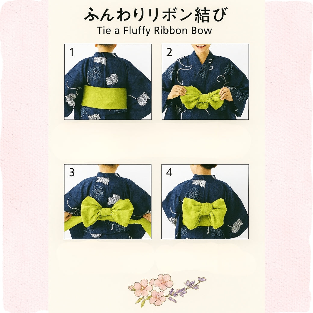Yukata Set – Japanese Summer Kimono with Obi