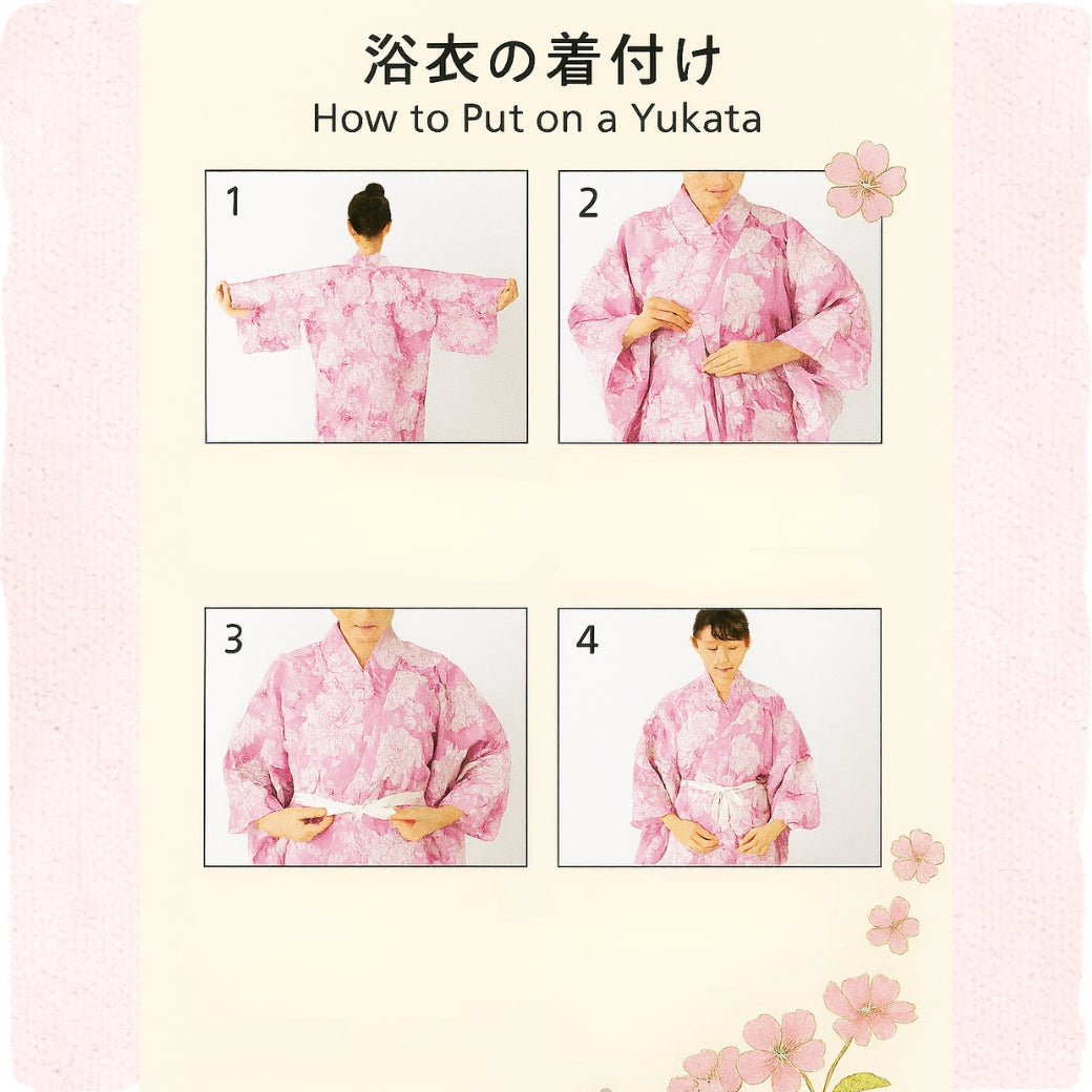Yukata Set – Japanese Summer Kimono with Obi