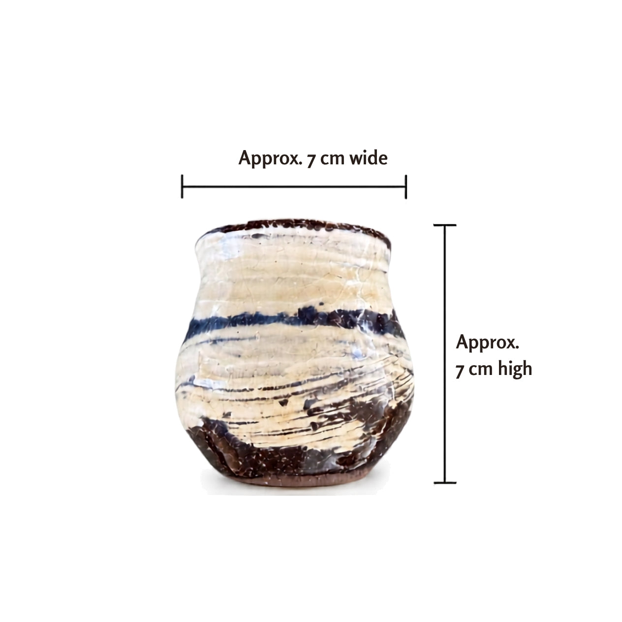 YoiYoi × Tojo Akitsugama | Brush‑Stroke Sake Cup (YoiYoi Exclusive Design)