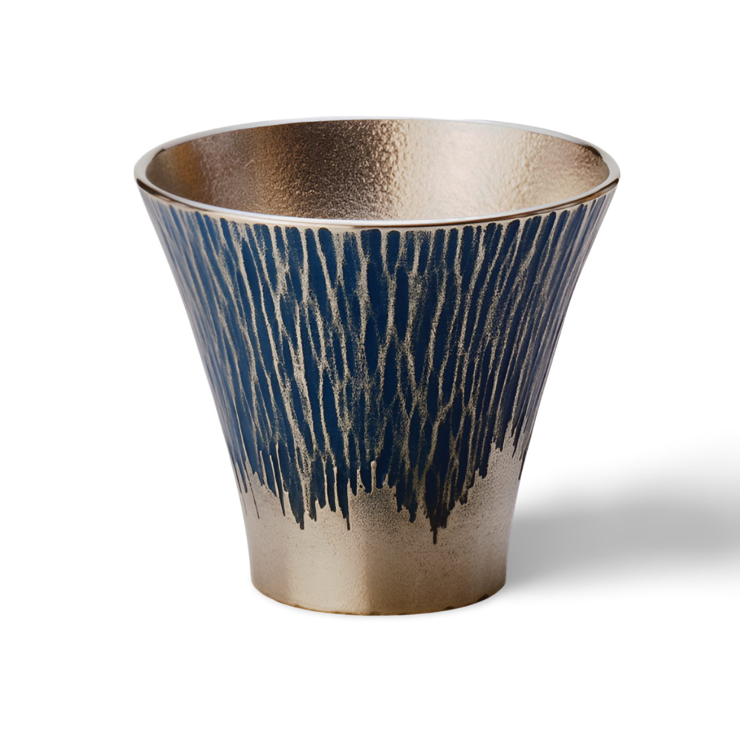 Mt.Fuji Tin Sake Cup Tin Choko Guinomi Sakazuki Japanese Made Osaka Tinware Suzu Traditional handicraft　Fujisan