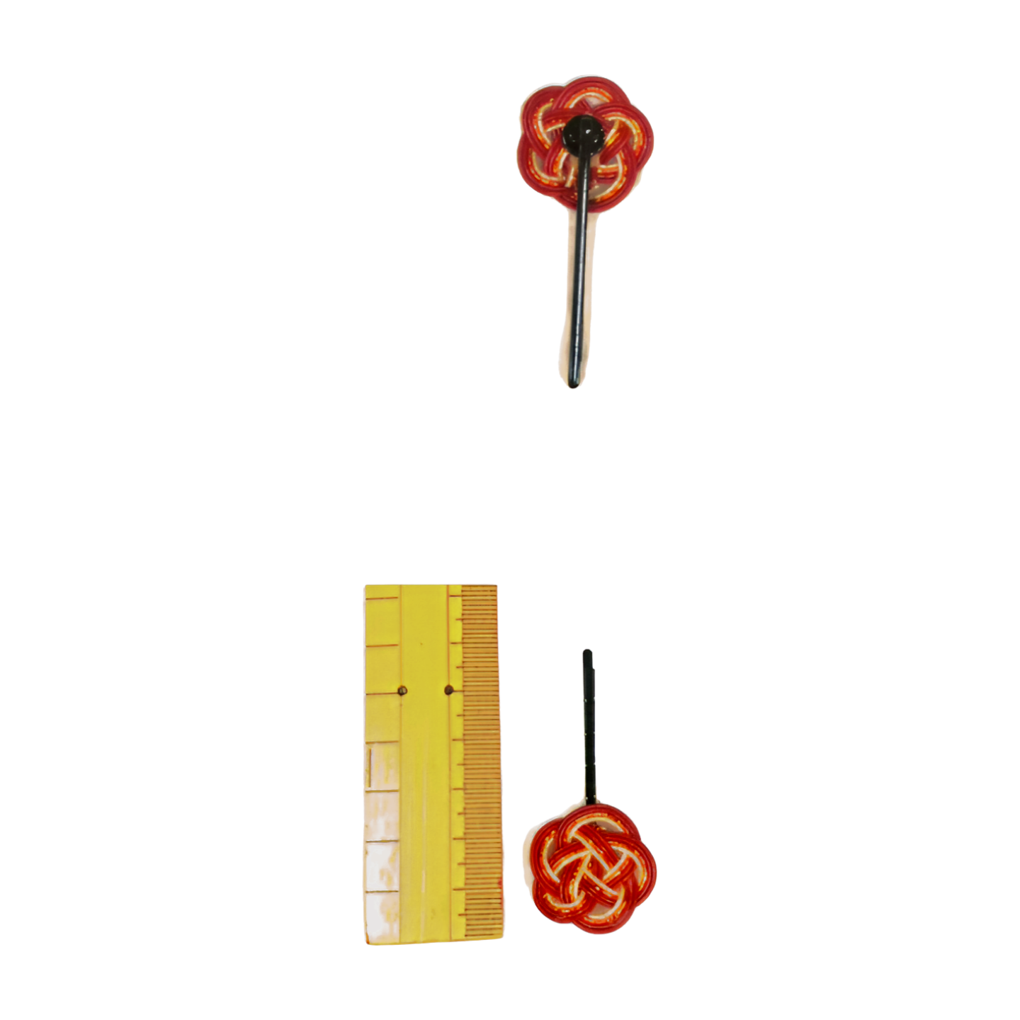 Mizuhiki Lucky Japanese knot-tying Hair Accessory Pin Tie Traditional Japan Flower Ume Musubi Mizubiki