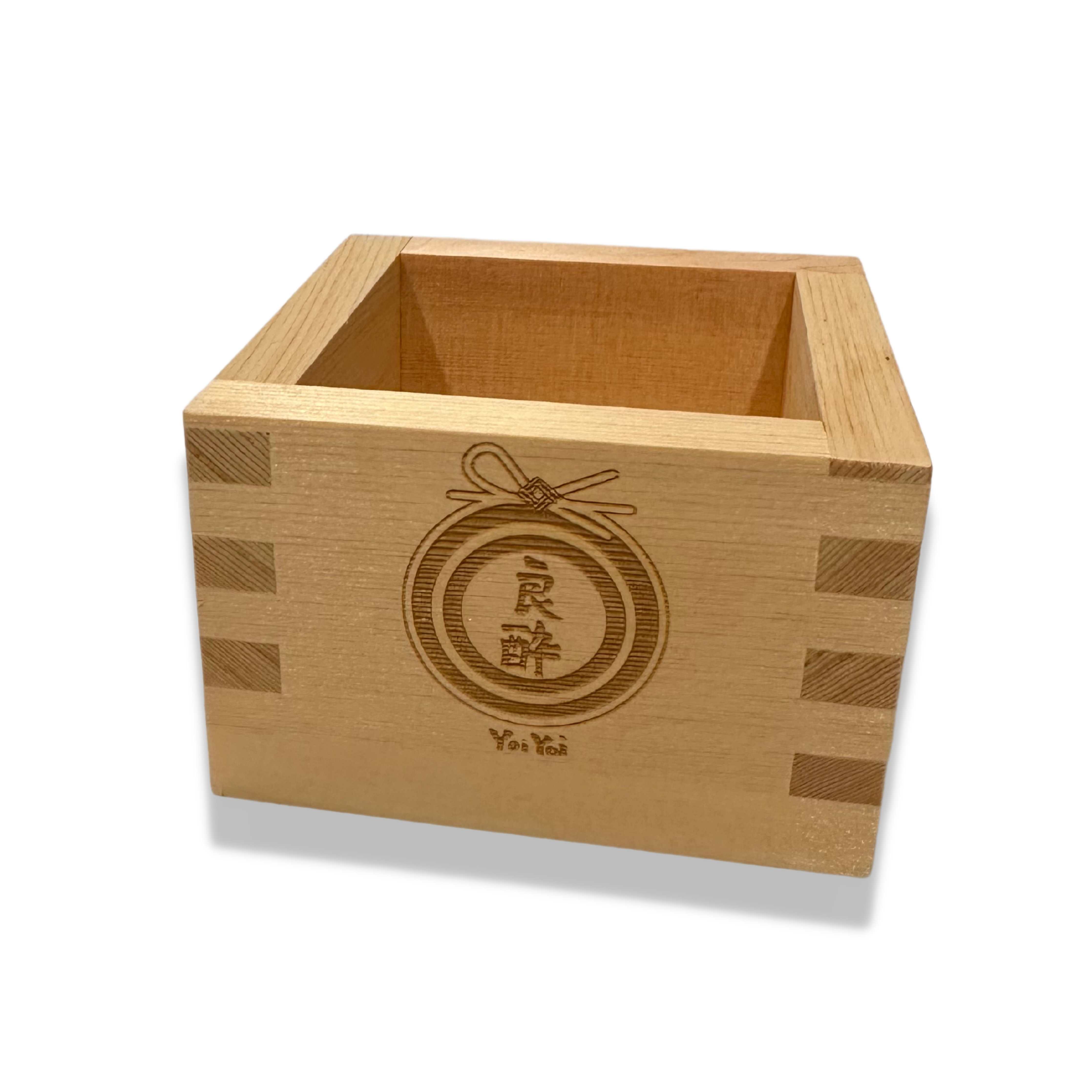 YoiYoi Masu cup Sake wooden box Traditional Japanese Hinoki Handmade M ...