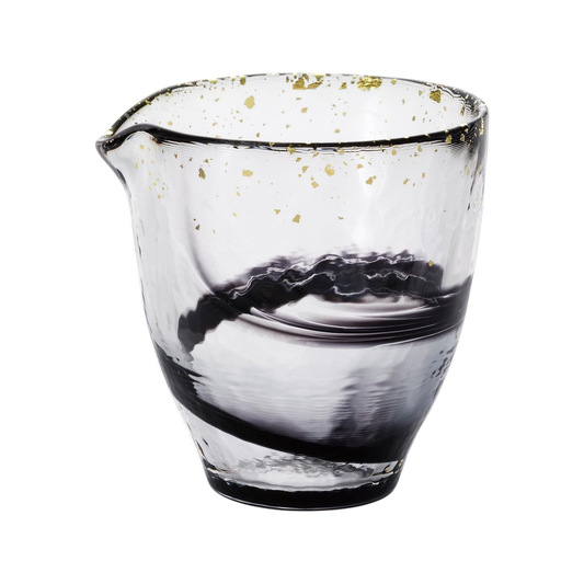 "Yakaze" Tsugaru Vidro Glass Katakuchi Sake Pot