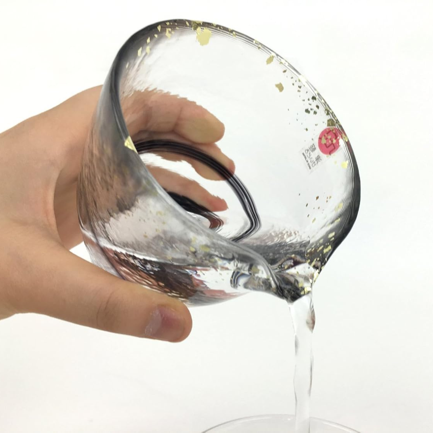 "Yakaze" Tsugaru Vidro Glass Katakuchi Sake Pot