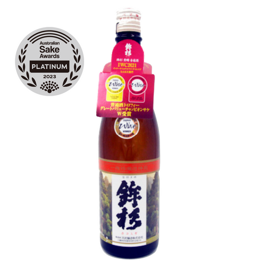 KAWABU Hokosugi Shujun 720ml Honjyoshu Futsushu Australian Sake Awards Platinum