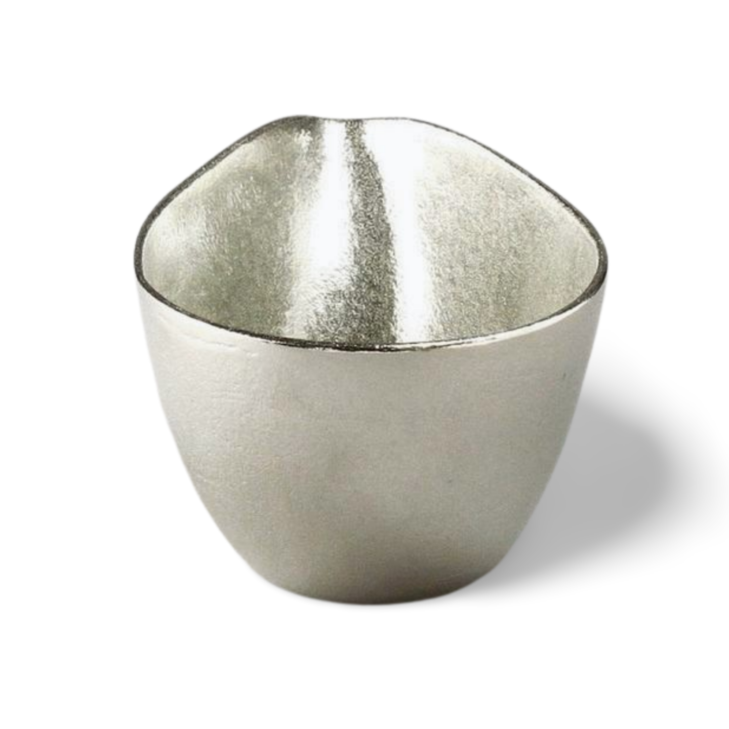 NOUSAKU Katakuchi (Small) – 100% Tin Sake Pourer | Handcrafted in Takaoka, Japan