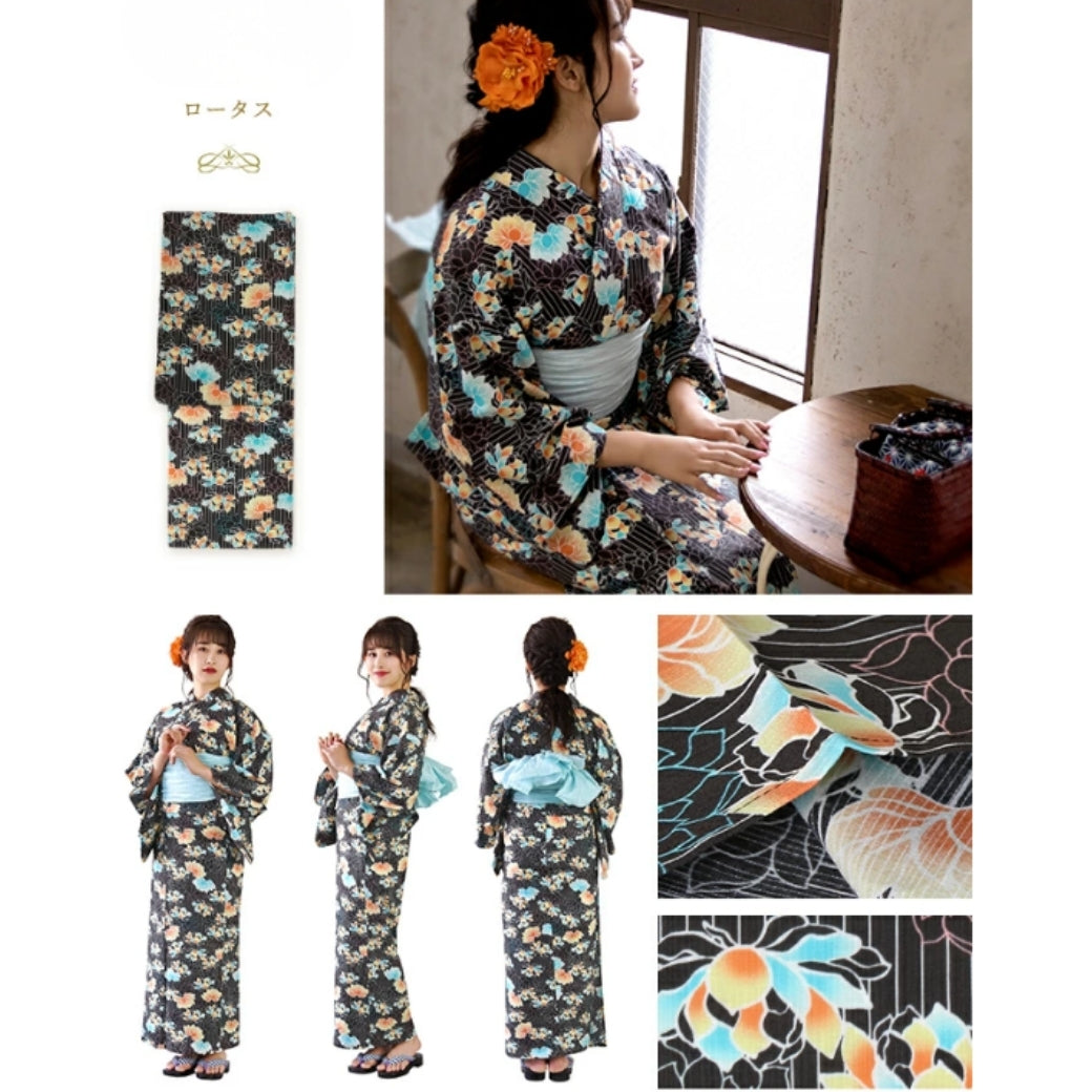 Yukata Set – Japanese Summer Kimono with Obi