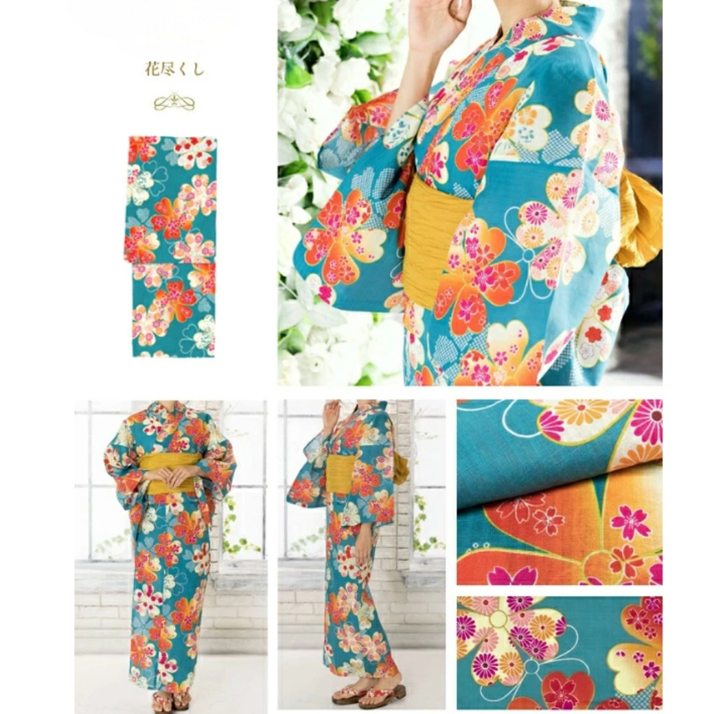Yukata Set – Japanese Summer Kimono with Obi