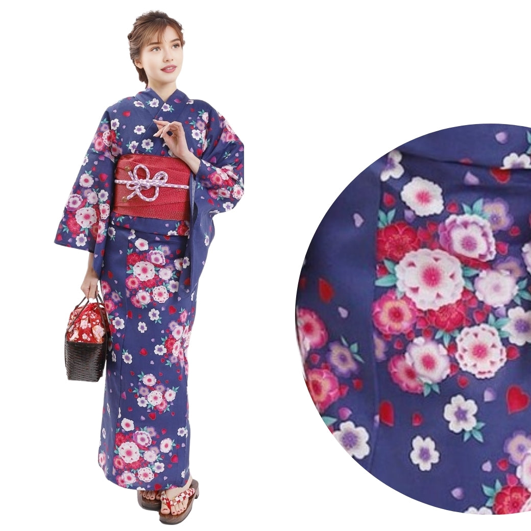Yukata Set – Japanese Summer Kimono with Obi