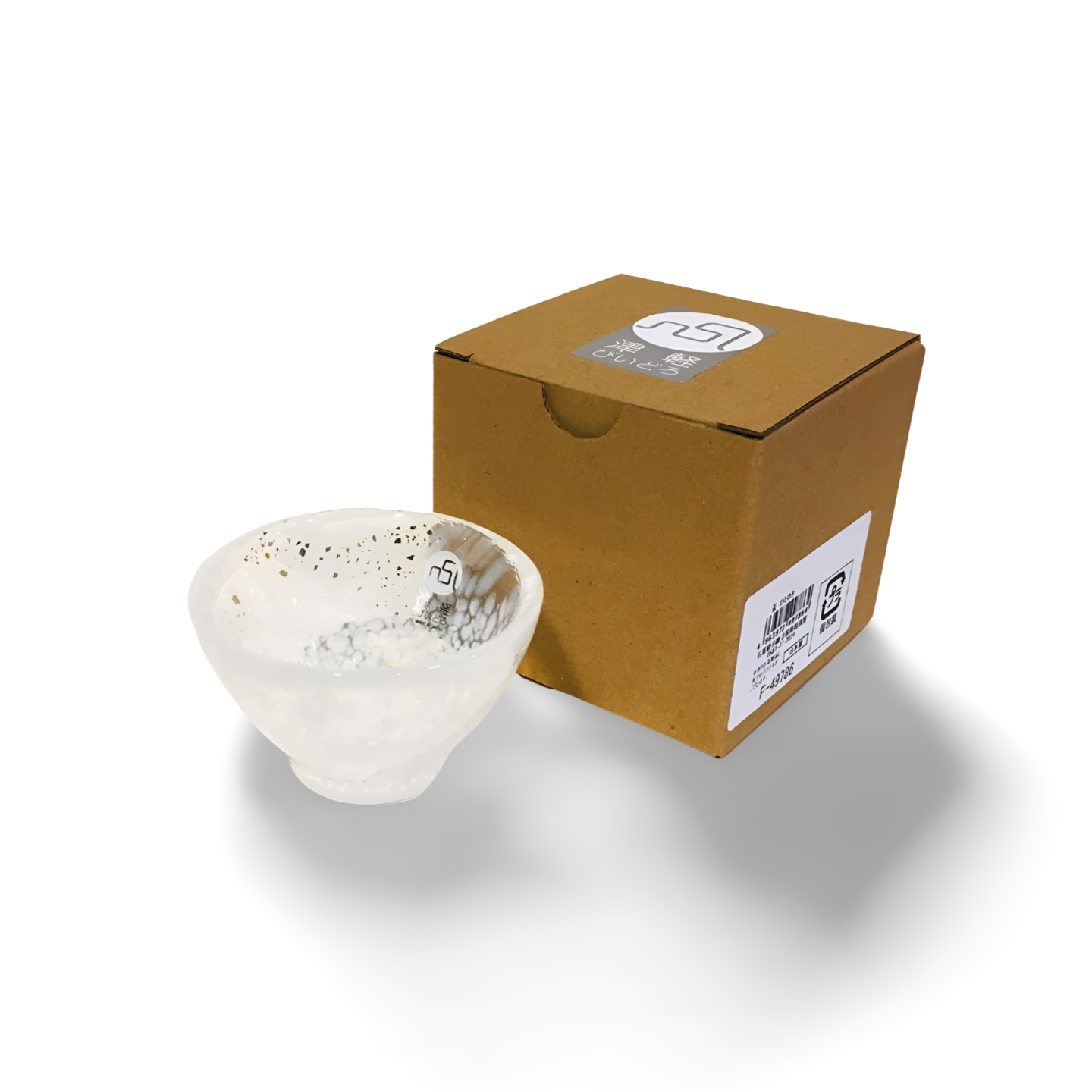 Tsugaru Vidro Sake Cup Traditional Japanese Glass Handmade Made in Japan